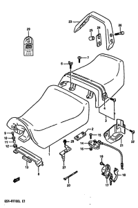 GSX-R1100 Пружина