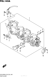 GSX1300R (ABS) Throttle Body (Gsx1300Ral6 E03)