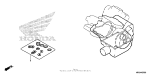 VT750CA Комплект прокладок