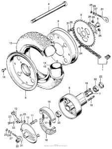 Z50A Переднее колесо
