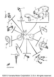 XV250W1C Электрика
