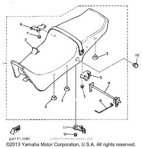 FZR1000U Сиденье