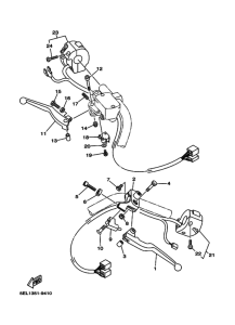 XVS1100 ﾊﾝﾄﾞﾙｽｲﾂﾁ & ﾚﾊﾞｰ