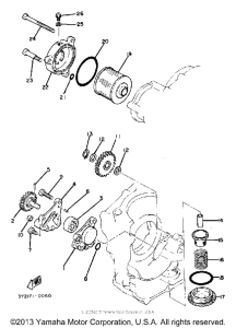 TT250J Масляный насос