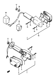 DR650 Поворотники