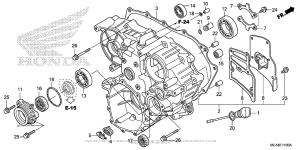GL1800 Задний кожух картера