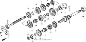 GL1500I Трансмиссия