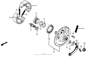  Передний тормоз