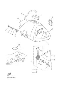 PW80 Топливный бак