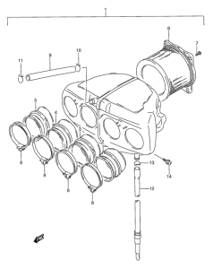 GSX750 Воздухоочиститель