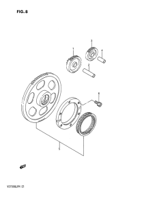 VS750 Муфта стартера