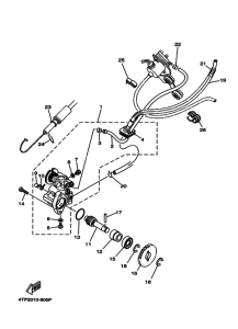 DT230 Масляная помпа в сборе
