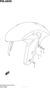 GSX-R1000 Front Fender (Gsx-R1000L5 E33)