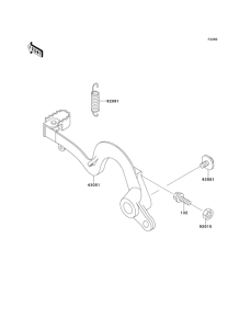  Педаль тормоза
