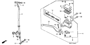 NH90 Fr. brake master cylinder