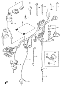 DR650 Жгут проводов