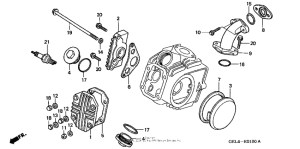 XR50R Крышка головки цилиндров