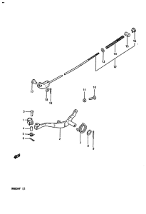RM80 Передний суппорт