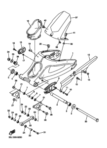 YZF-R6S Задний рычаг и подвеска