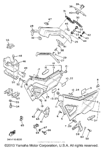 XVZ13DDC Боковые обтекатели