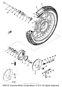 GT80B Переднее колесо
