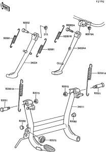 ZG1300 Подножка