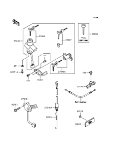 ZX1200 Замок зажигания