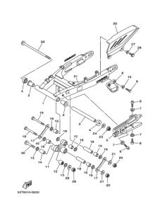 XG250 ﾘﾔｱｰﾑ