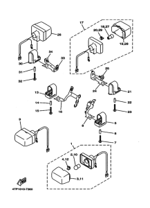 DT230 Rear flasher light assy