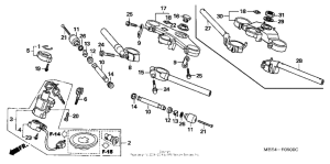  Handlebar + top bridge