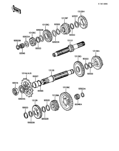 KX500 Трансмиссия