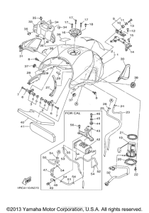 FZ09ECGY Топливный бак
