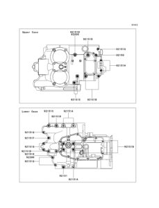 EJ800 Болты крепления картера