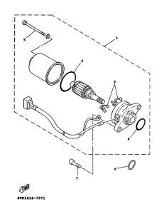 YW100T Стартер