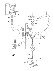 SMX50 Задний тормозной цилиндр