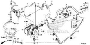 NSS300 (ABS) Rear Brake Pipe (Nss300A)