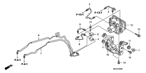 CB1300 (ABS) Модуль ABS