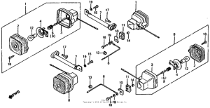 MB5 Задний фонарь