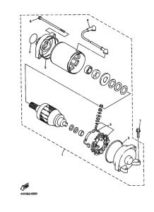 YZF-R1 Стартерный мотор