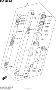 VL1500T Front Fork Damper (Vl1500Tl7 E33)