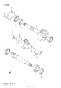 AN400 (ABS) Трансмиссия 2