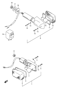 GS500 Поворотники