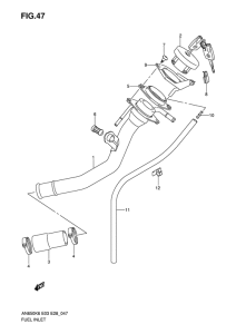 AN650 (ABS) Fuel inlet