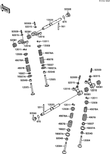ZX600 Клапана