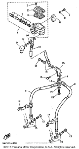FJ1100LC Главный тормозной цилиндр
