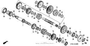 XR200R Трансмиссия
