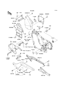 VN800 Короб для АКБ