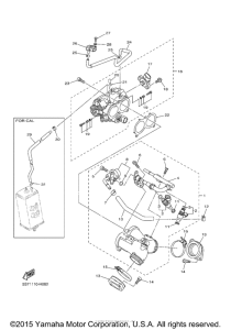XVS950A Впускная система