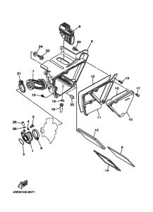 XT225 XT225W Впускная система
