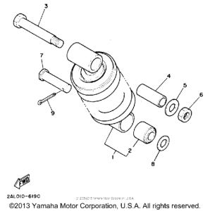 YSR50D Амортизаторы задние